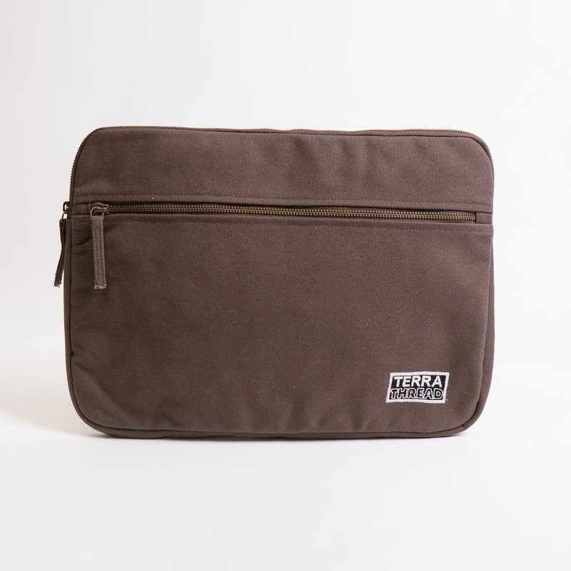 Terra Thread Laptop Sleeve 15 Inches In Brown