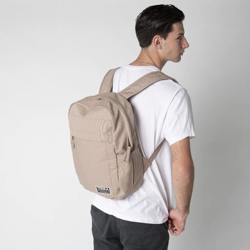 Terra Thread Sustainable Backpacks For College And Everyday Use In Grey