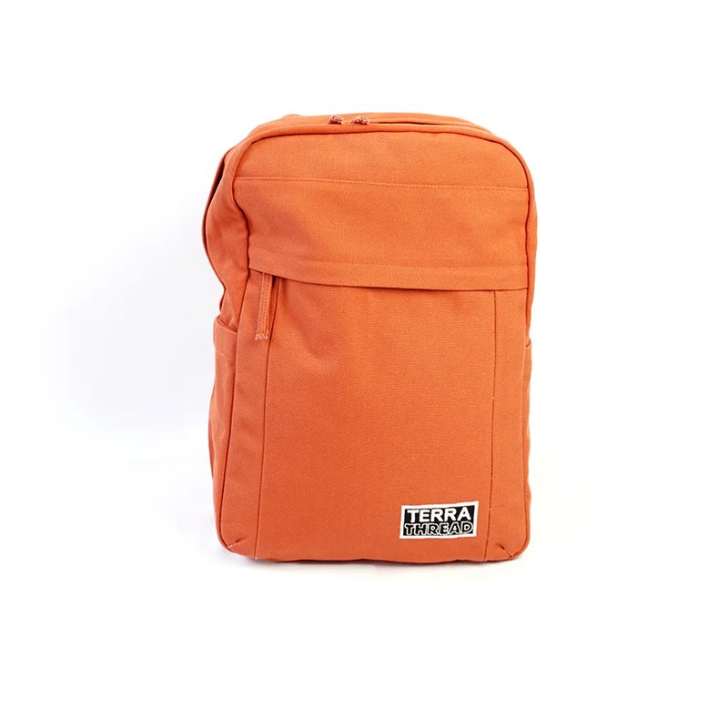 Terra Thread Sustainable Backpacks For College And Everyday Use In Orange