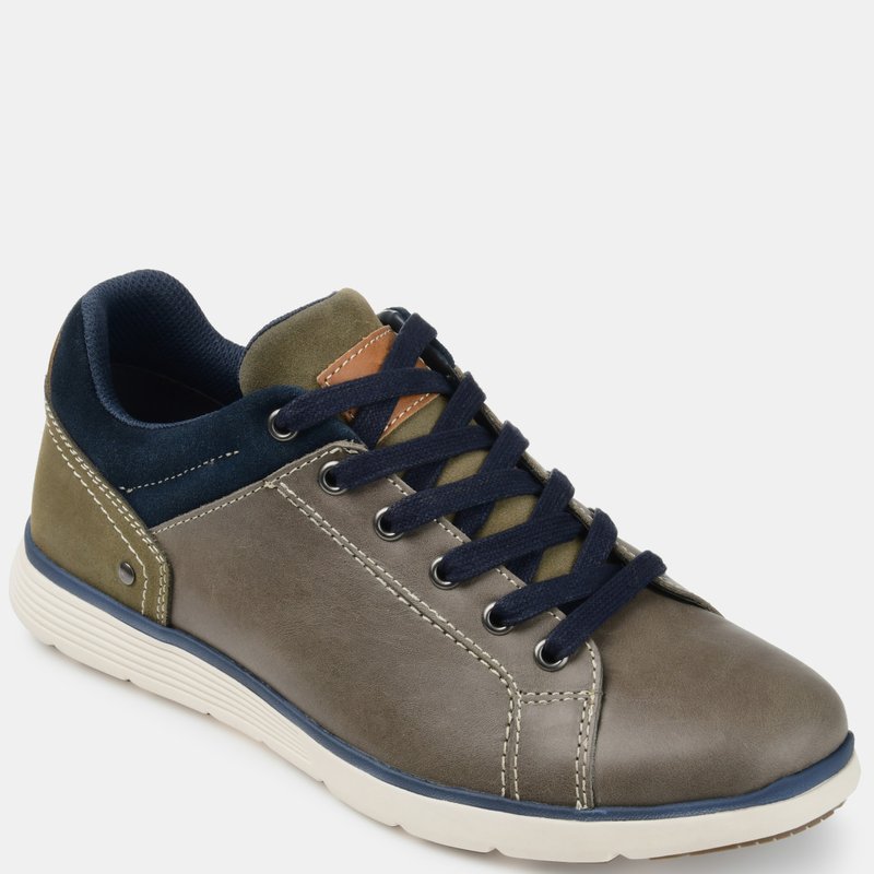 Territory Boots Territory Flint Casual Leather Sneaker In Grey