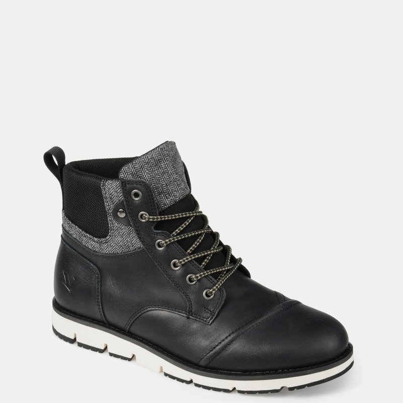 Territory Boots Territory Raider Cap Toe Ankle Boot In Black