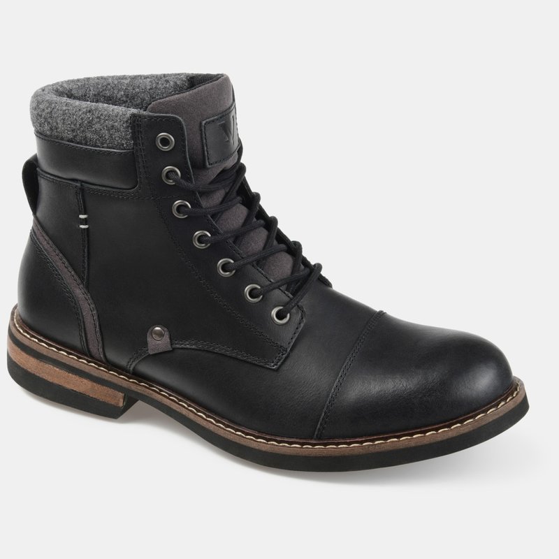 Territory Boots Yukon Wide Width Cap Toe Ankle Boot In Black