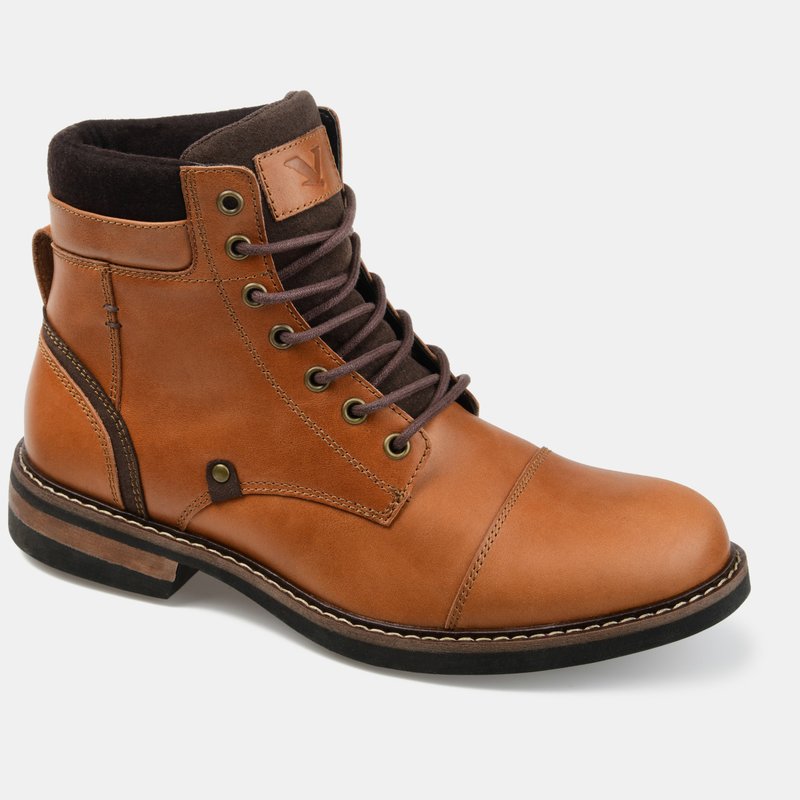 Territory Boots Yukon Wide Width Cap Toe Ankle Boot In Brown