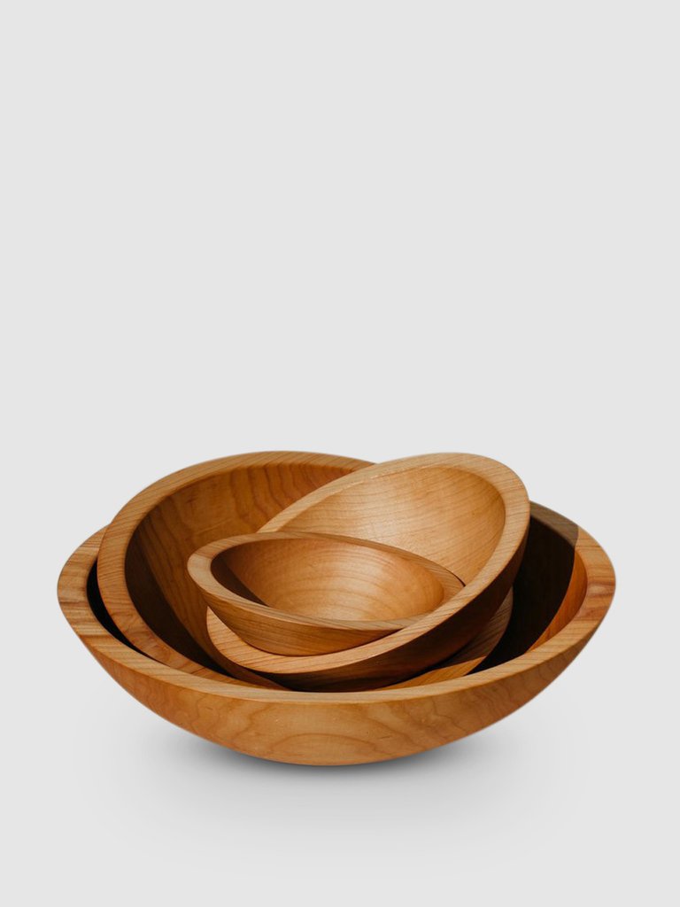 Maple Wood Bowl - Brown