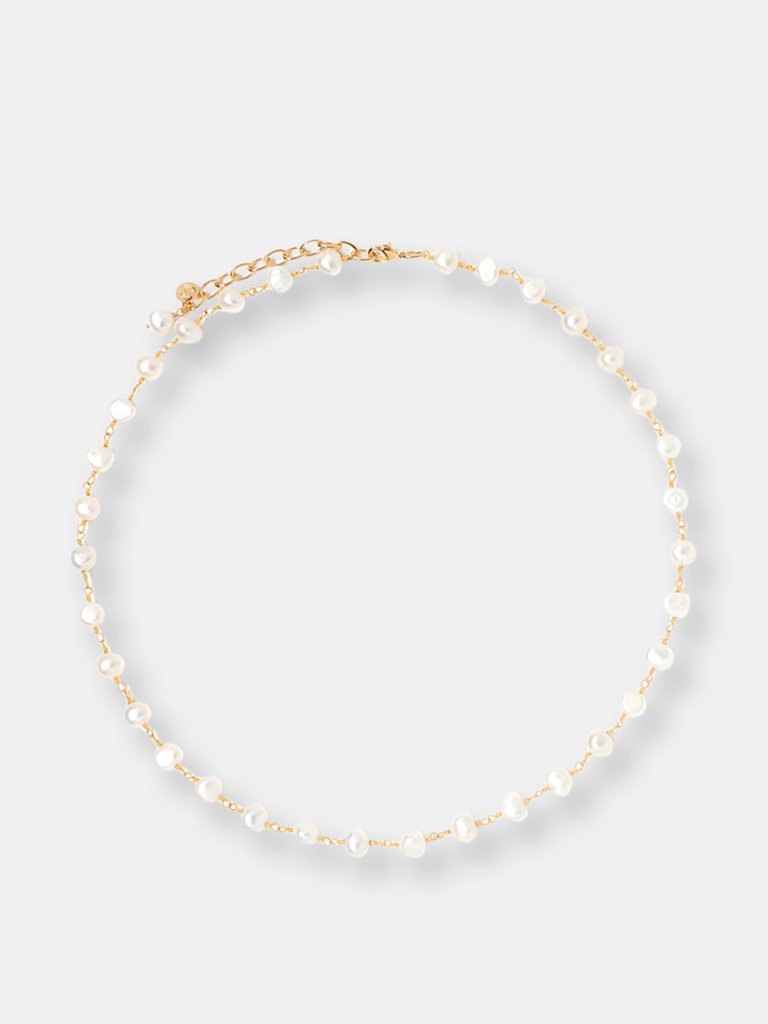 Jamie Large Pearl Necklace - Pearl