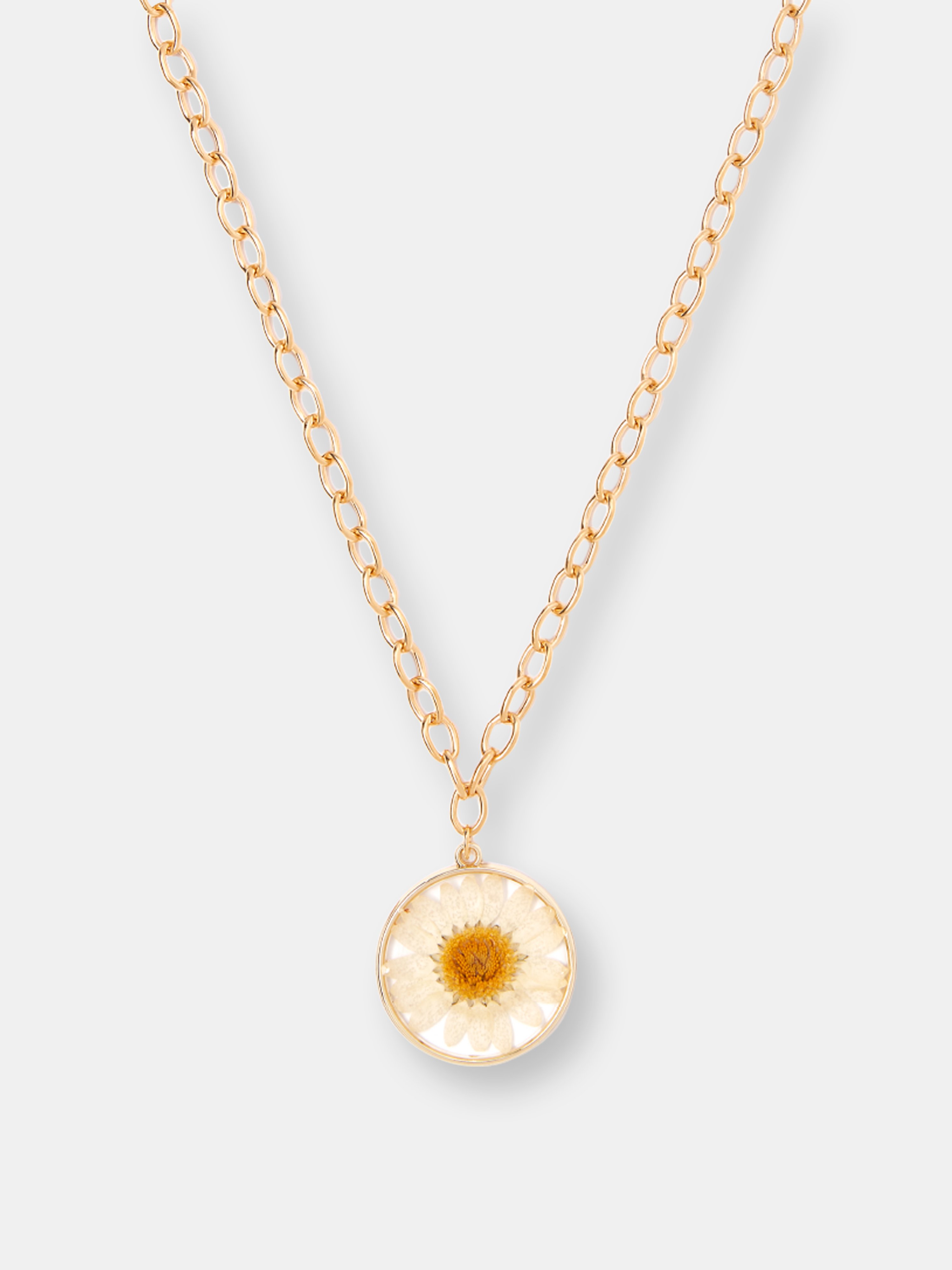TESS + TRICIA TESS + TRICIA LARGE WHITE DAISY NECKLACE