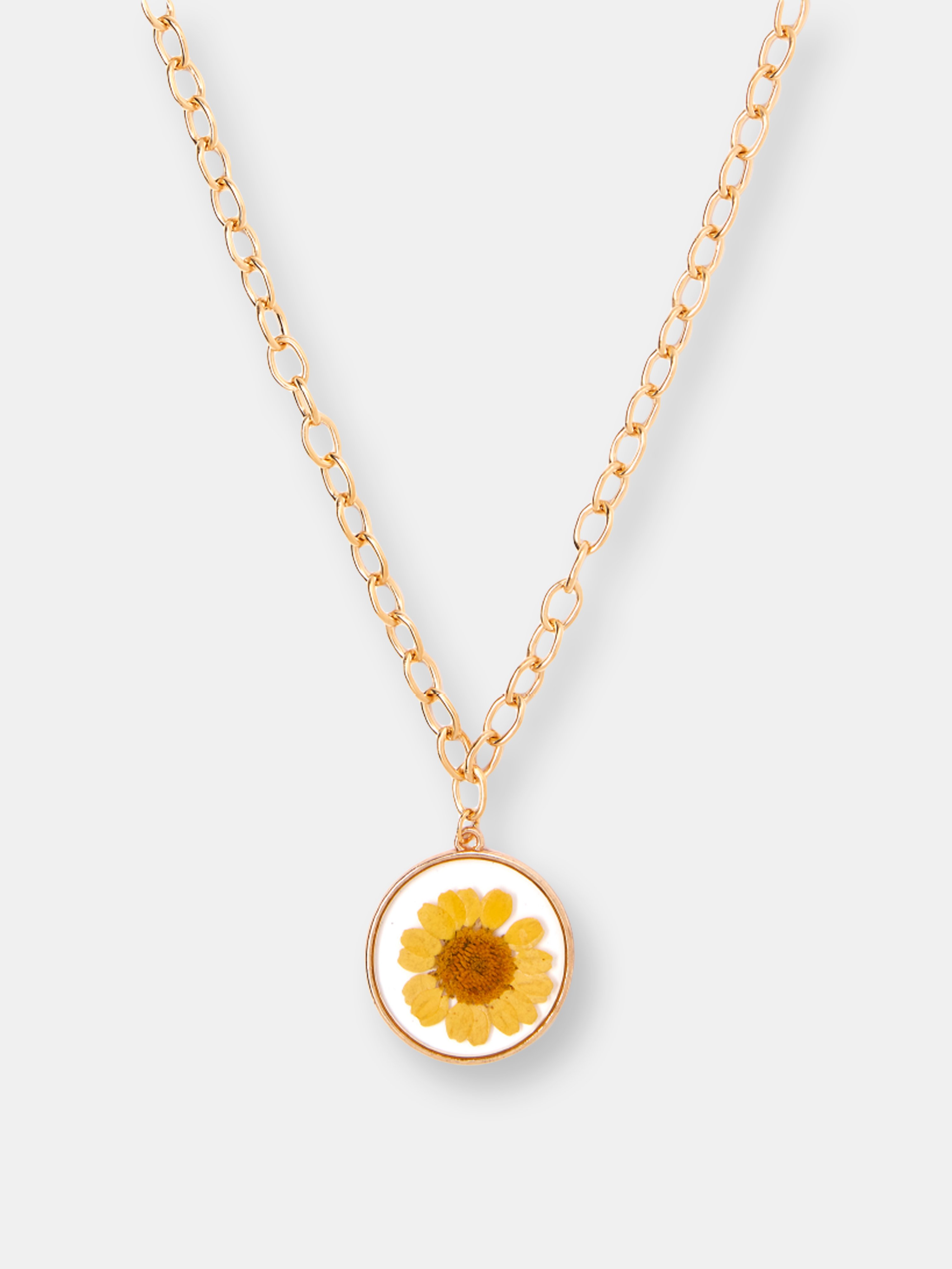 TESS + TRICIA TESS + TRICIA LARGE YELLOW DAISY NECKLACE