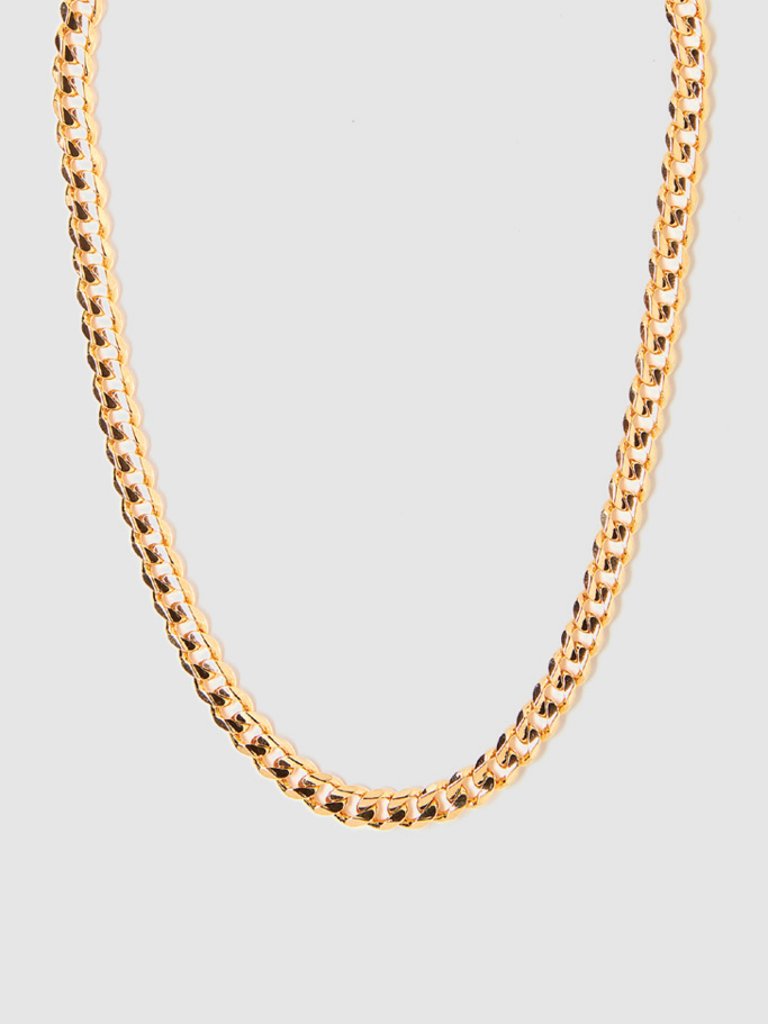 Quinn Gold Single Necklace - Gold