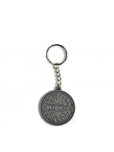The Beatles Sgt. Pepper Logo Metal Keychain - One Size product