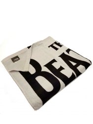 The Beatles Cotton Beach Towel (Black/White) (One Size)