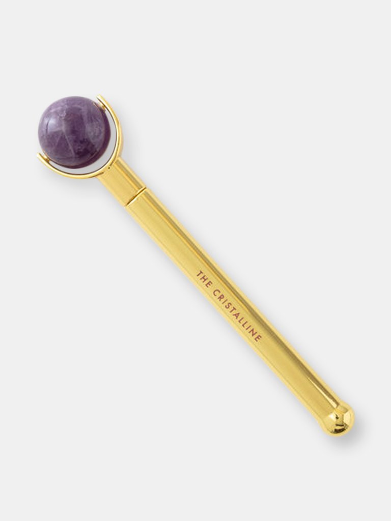 Color Pop Gold with Amethyst Single Face Roller - Default Title