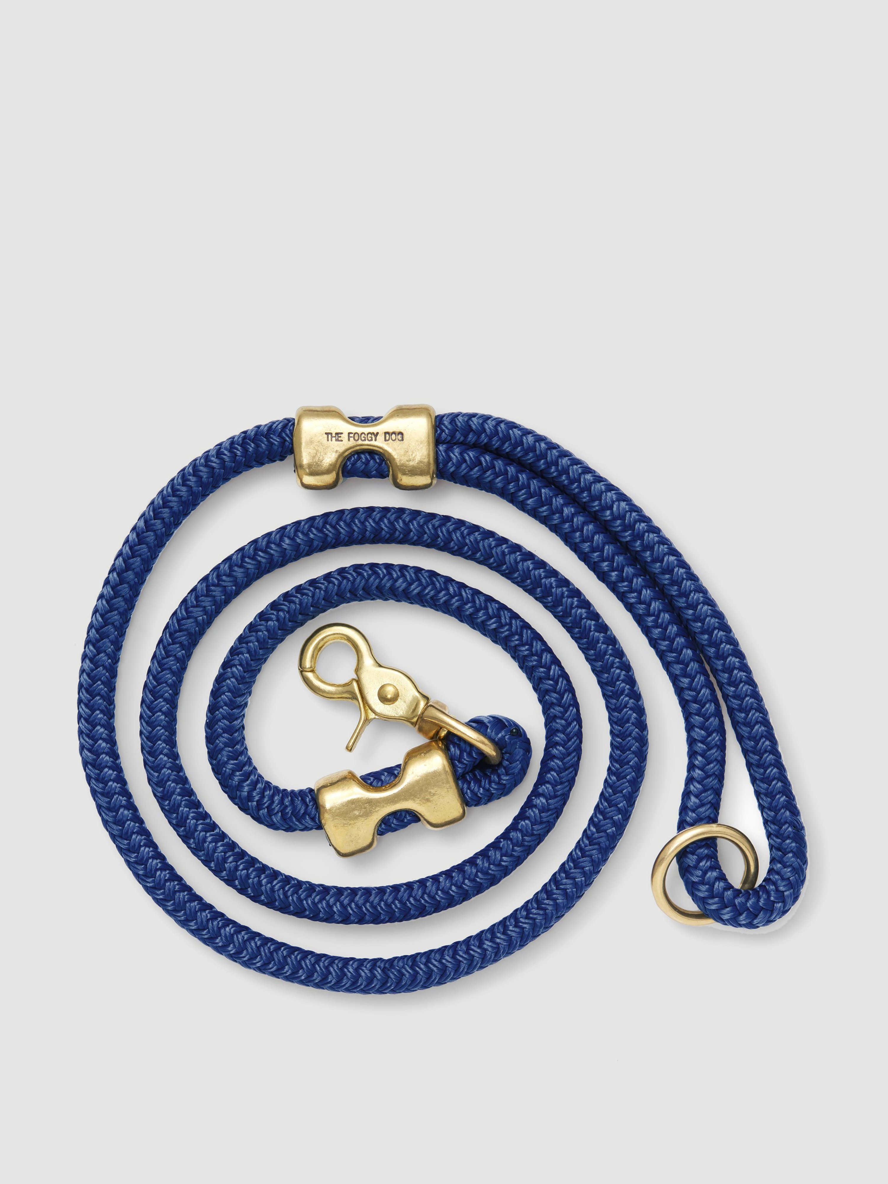 The Foggy Dog Ocean Marine Rope Dog Leash In Blue