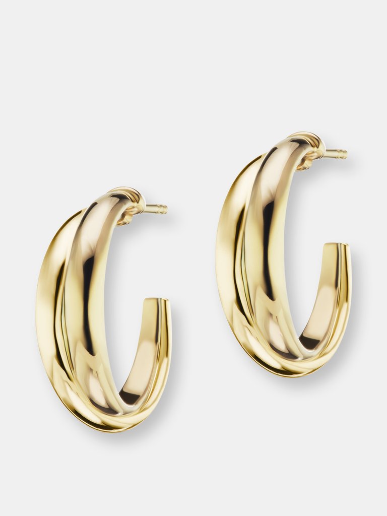 The Gold Layered Hoop - Yellow Gold