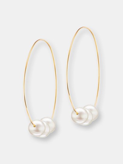 The Gild The Medium Floating Pearl Earring product