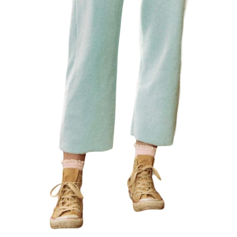 Shop The Great Fleece Pajama Sweatpant In Green