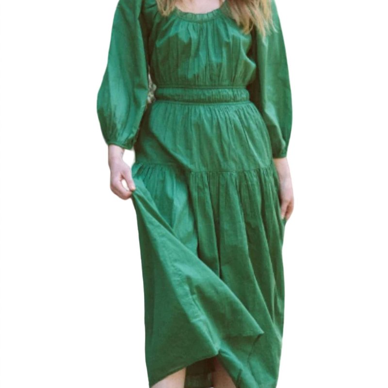 Shop The Great Moonstone Dress In Green