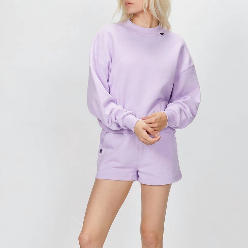Shop The Kooples Sweatshirt With Logo In Purple