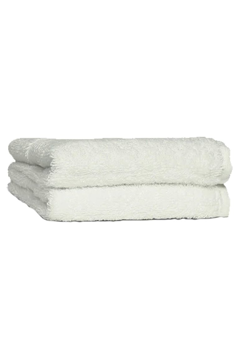 Loft Combed Cotton Face Towel, Pack Of 2 - White - White