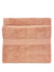 Plain Combed Cotton Bath Sheet - Pink