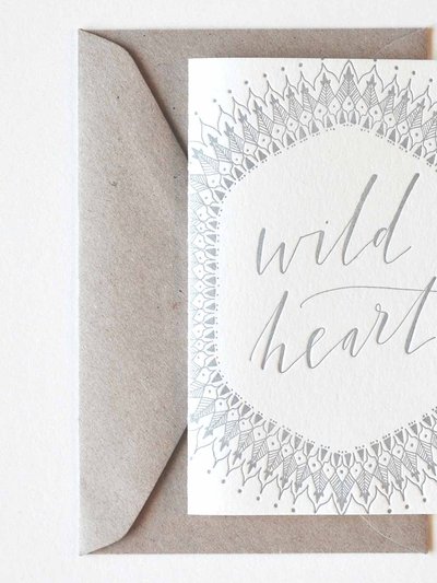 The Little Press Wild Heart Greeting Card product