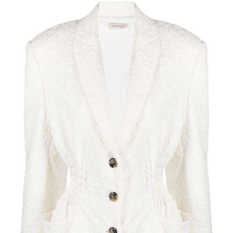 1 People Antibes Blazer In White