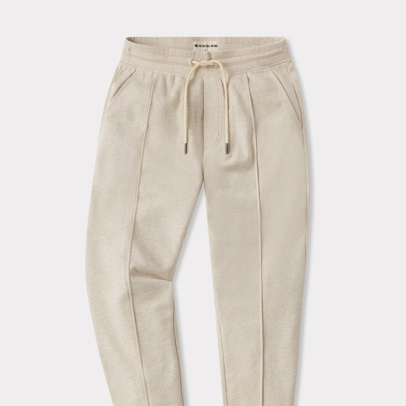 Shop The Normal Brand Cole Terry Pintuck Jogger In White