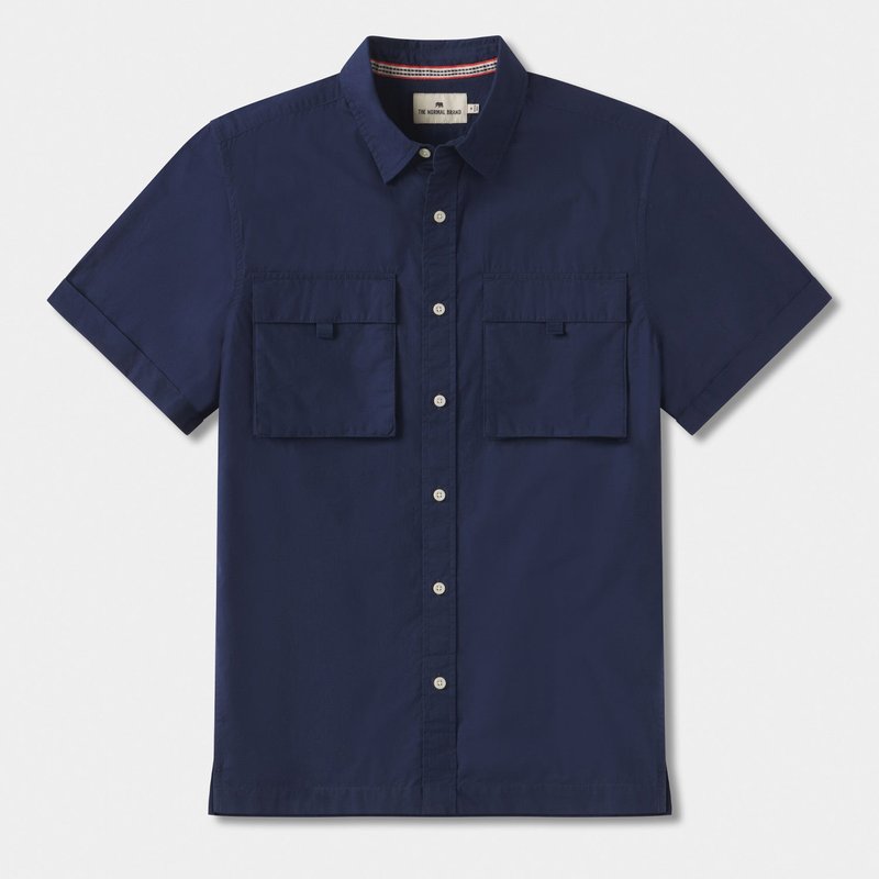 Shop The Normal Brand Expedition Shirt In Blue