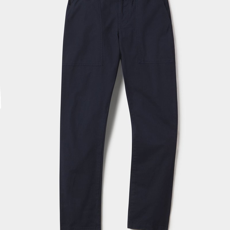 The Normal Brand James Canvas Pant In Blue