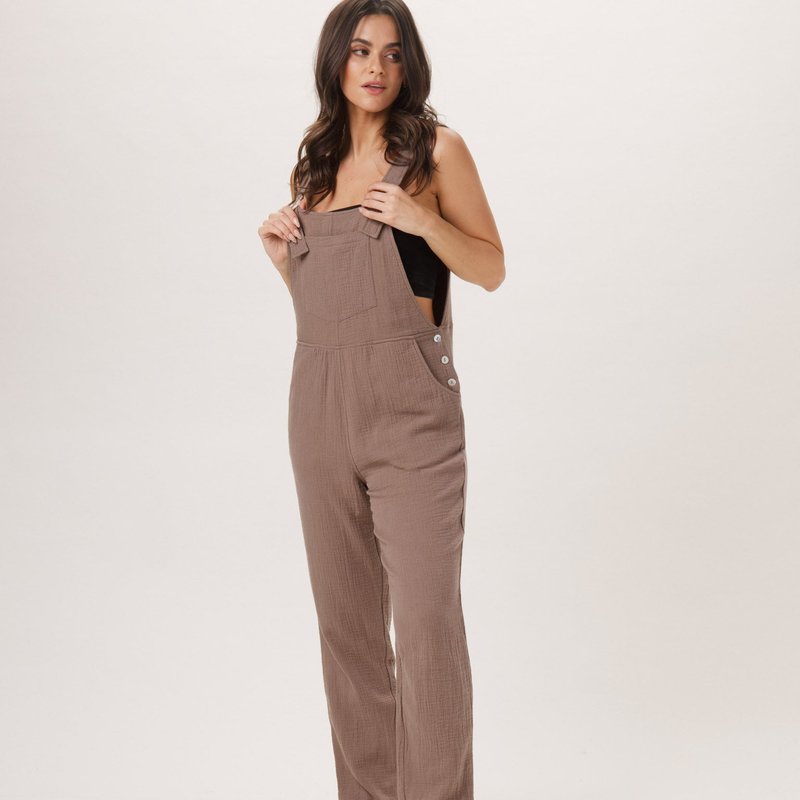 The Normal Brand Kalo Overalls In Brown