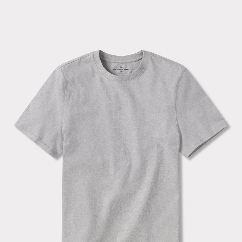 Shop The Normal Brand Lennox Jersey Relaxed Tee In Grey