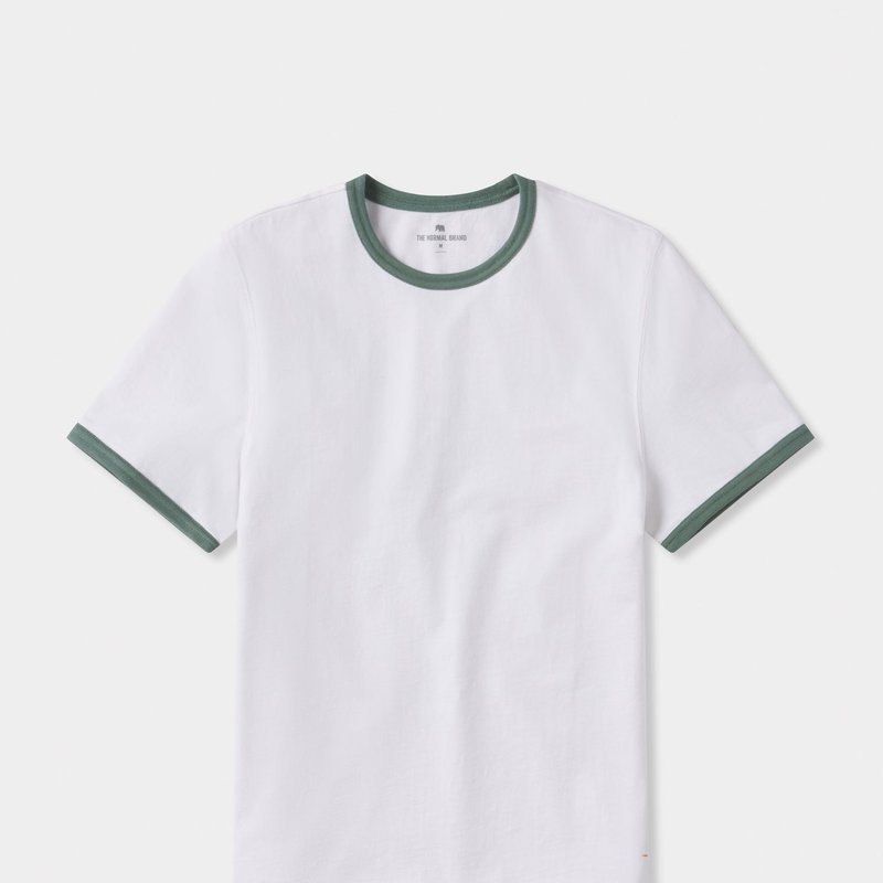 Shop The Normal Brand Lennox Jersey Ringer Tee In White