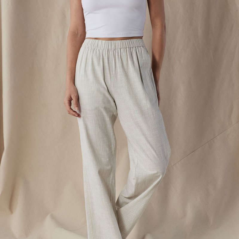Shop The Normal Brand Lived-in Cotton Trouser In White