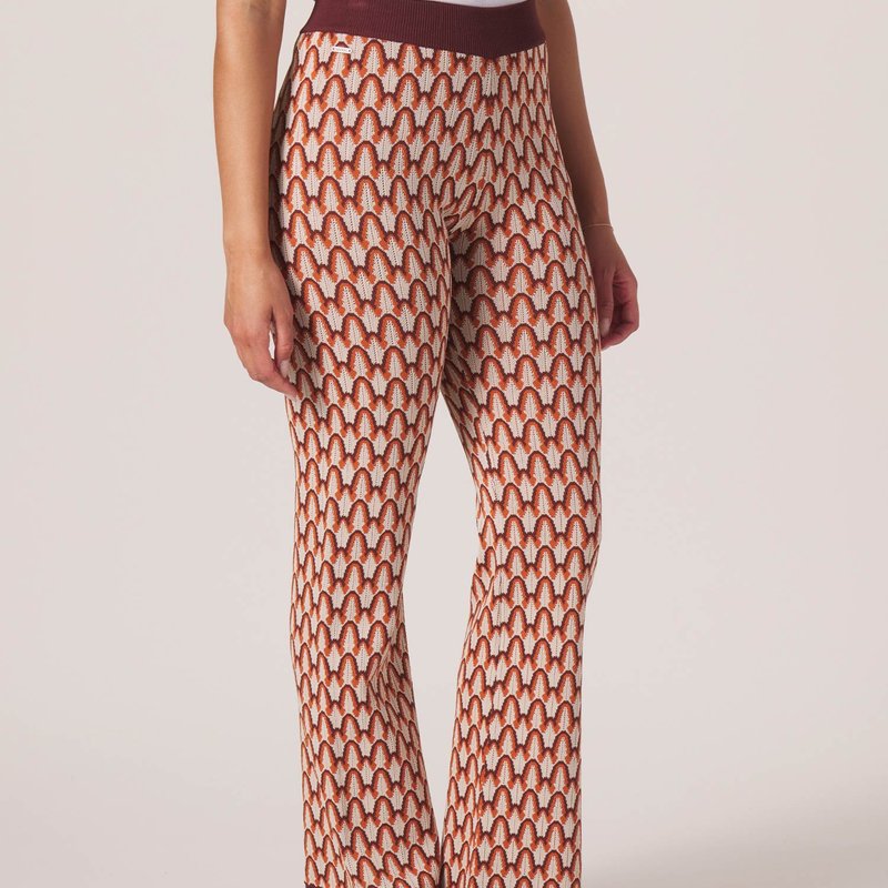 The Normal Brand Marilyn Knit Pant In Brown