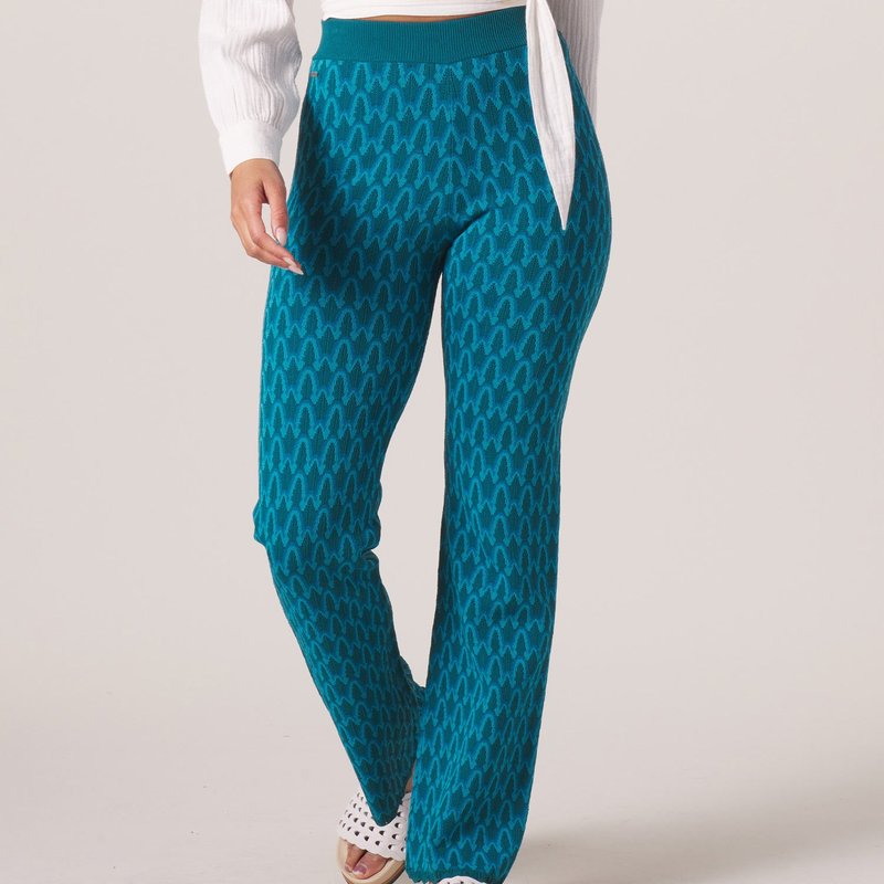 The Normal Brand Marilyn Knit Pant In Green