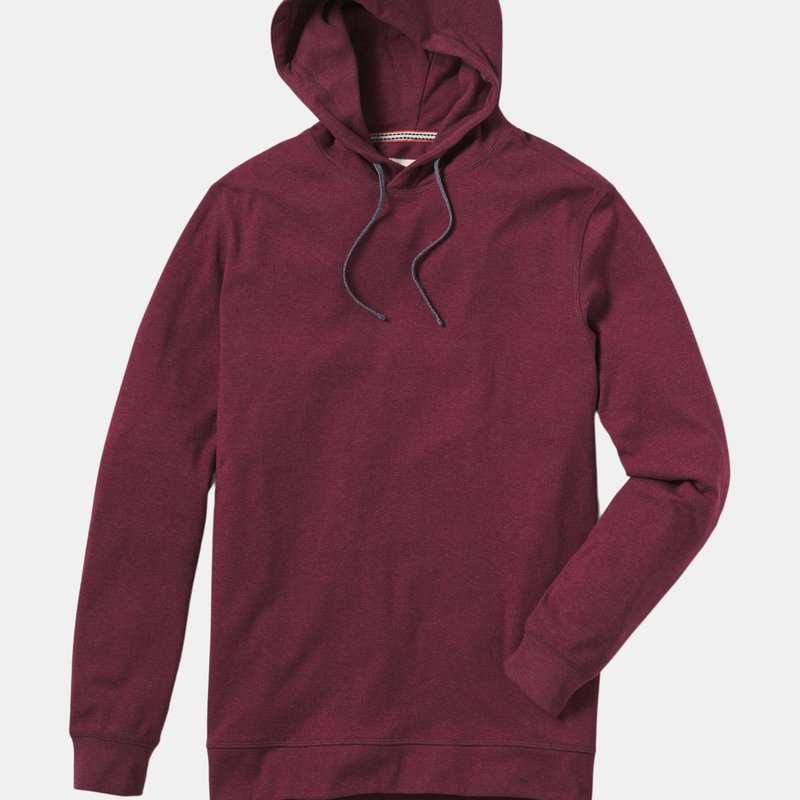 The Normal Brand Puremeso Basic Hoodie In Wine