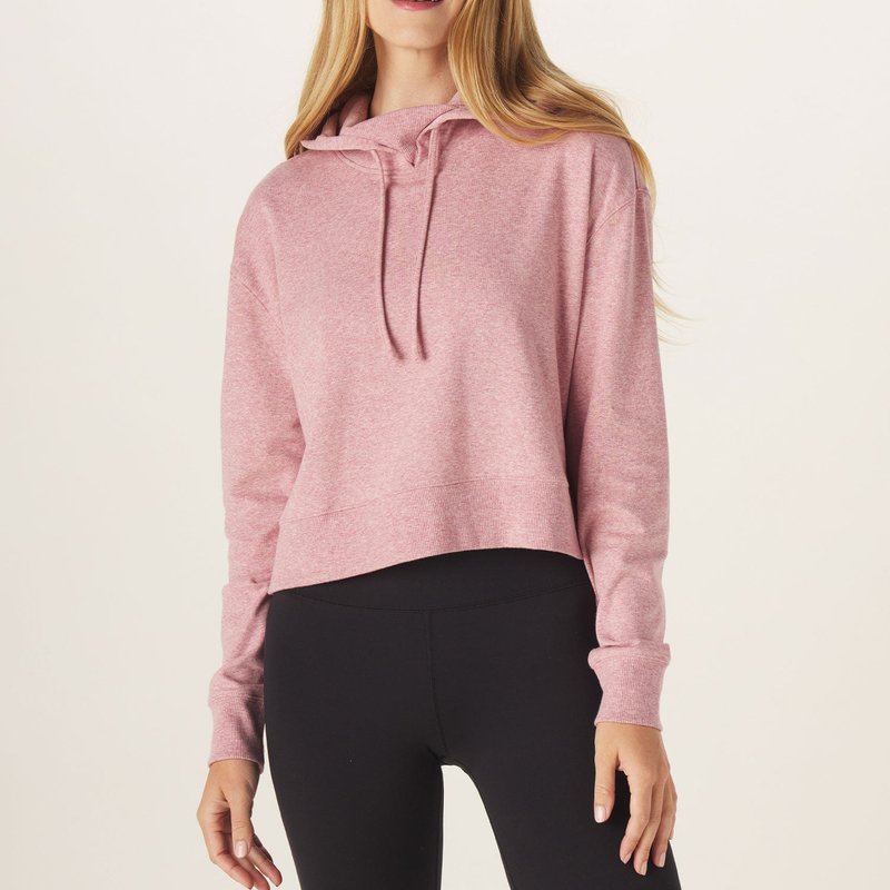 The Normal Brand Puremeso Cropped Hoodie In Pink