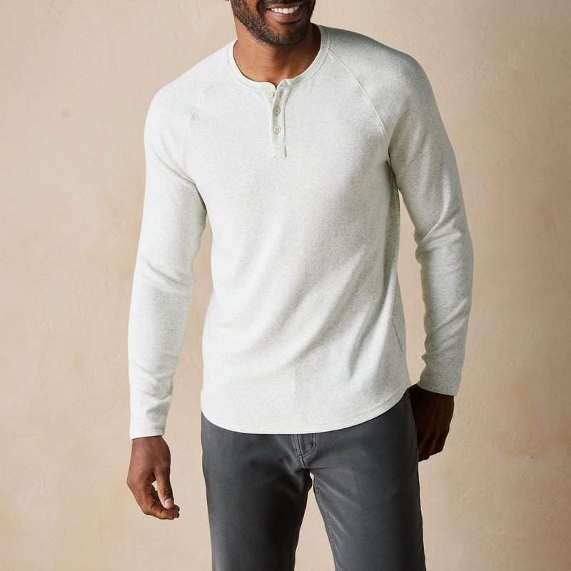 The Normal Brand Puremeso Everyday Henley In Yellow