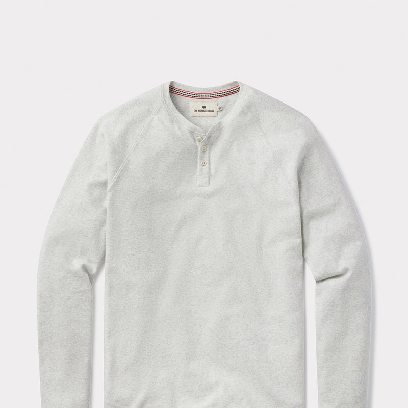 The Normal Brand Puremeso Everyday Henley In White