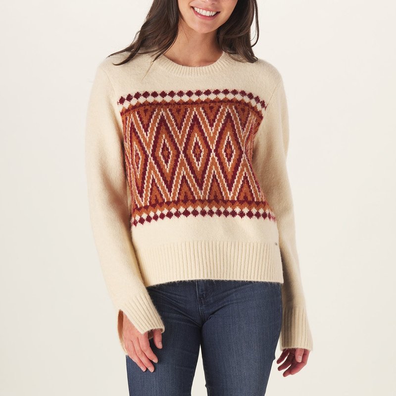 The Normal Brand Sitka Jacquard Sweater In Brown