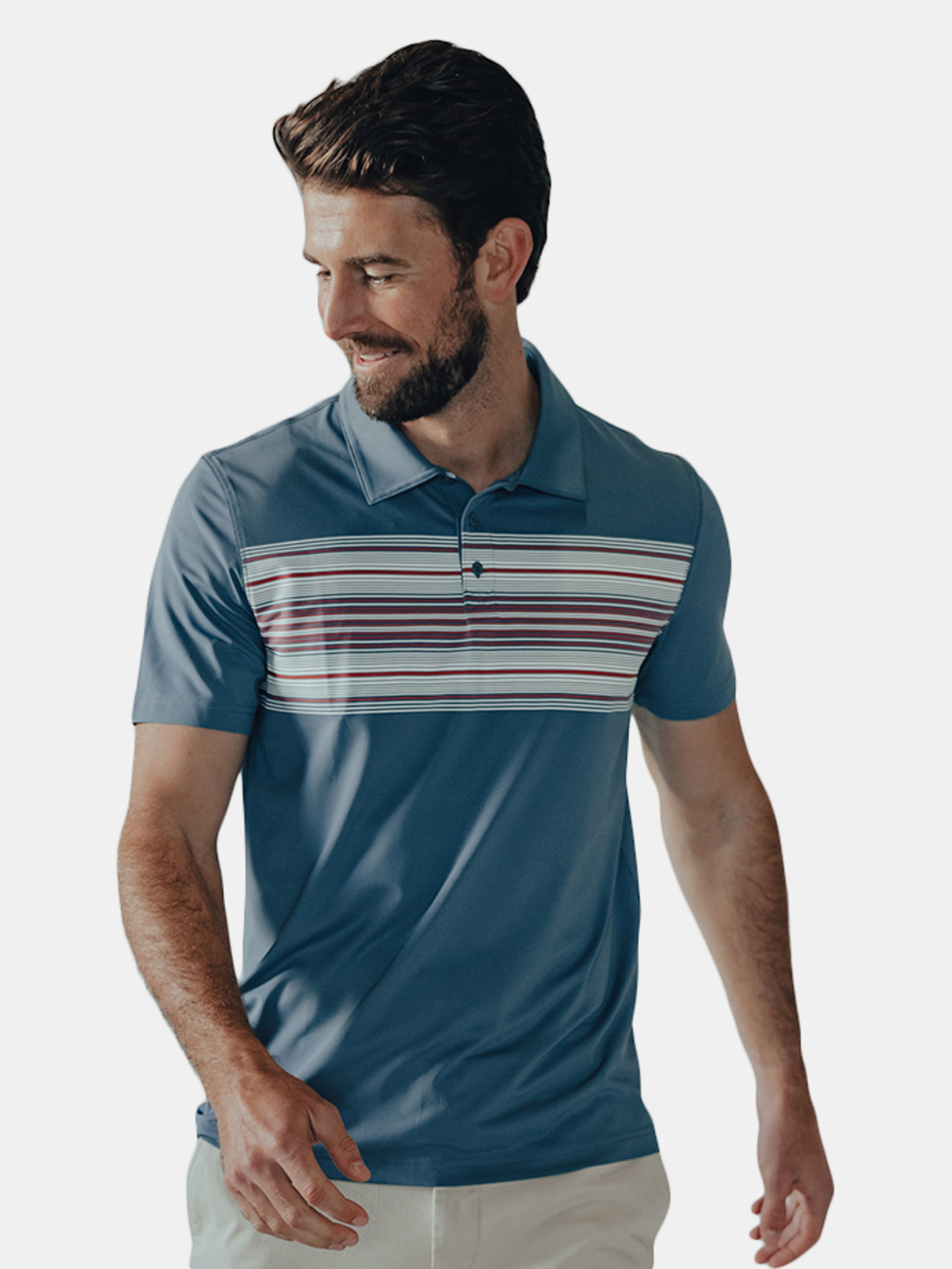 THE NORMAL BRAND THE NORMAL BRAND SUNSET SEAMED PERFORMANCE POLO