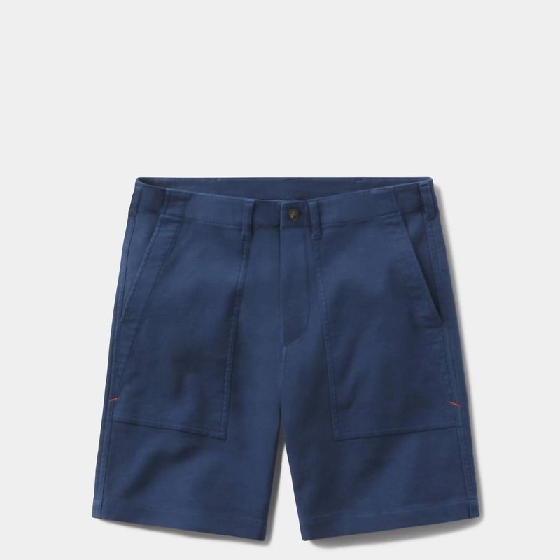 Shop The Normal Brand Tailored Terry Utility Short In Blue