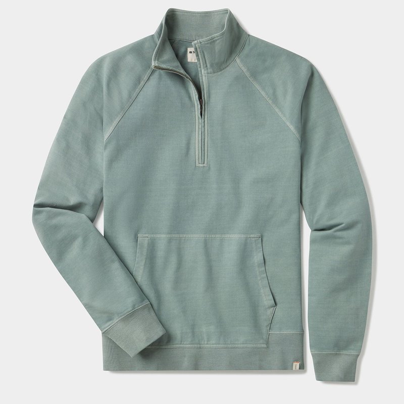 The Normal Brand Tentoma Quarter Zip Jacket In Green
