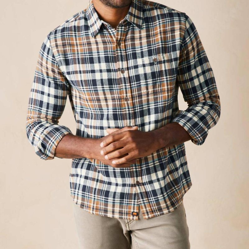 Shop The Normal Brand The Stephen Button Up Shirt In Blue