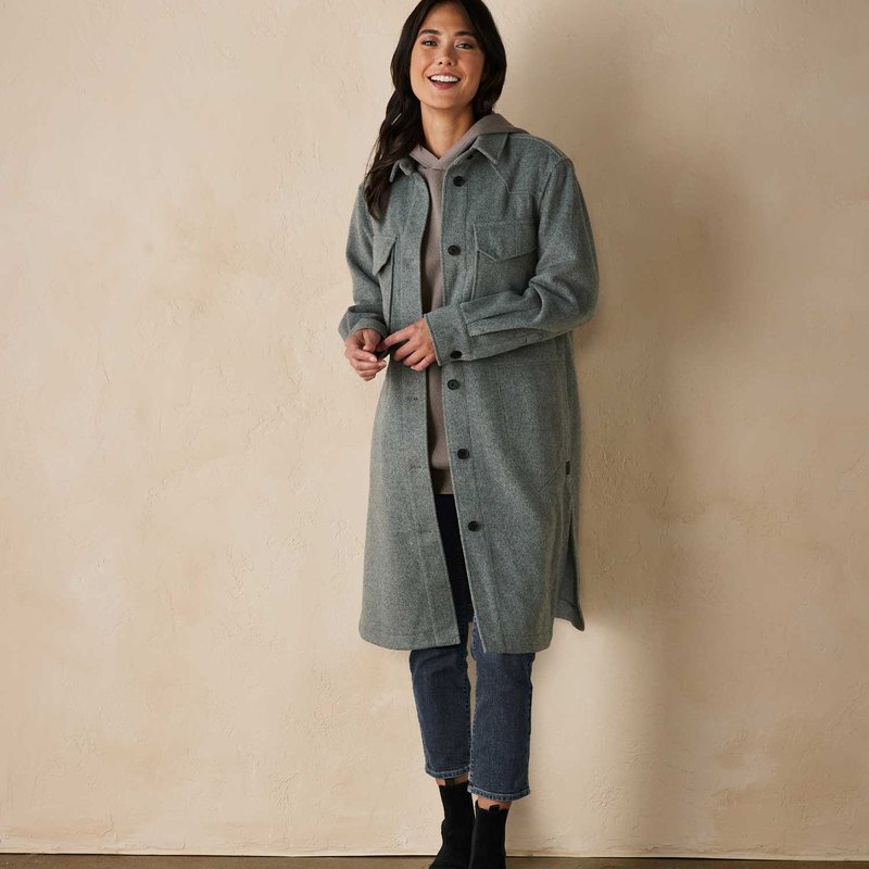 The Normal Brand Toni Duster Jacket In Grey