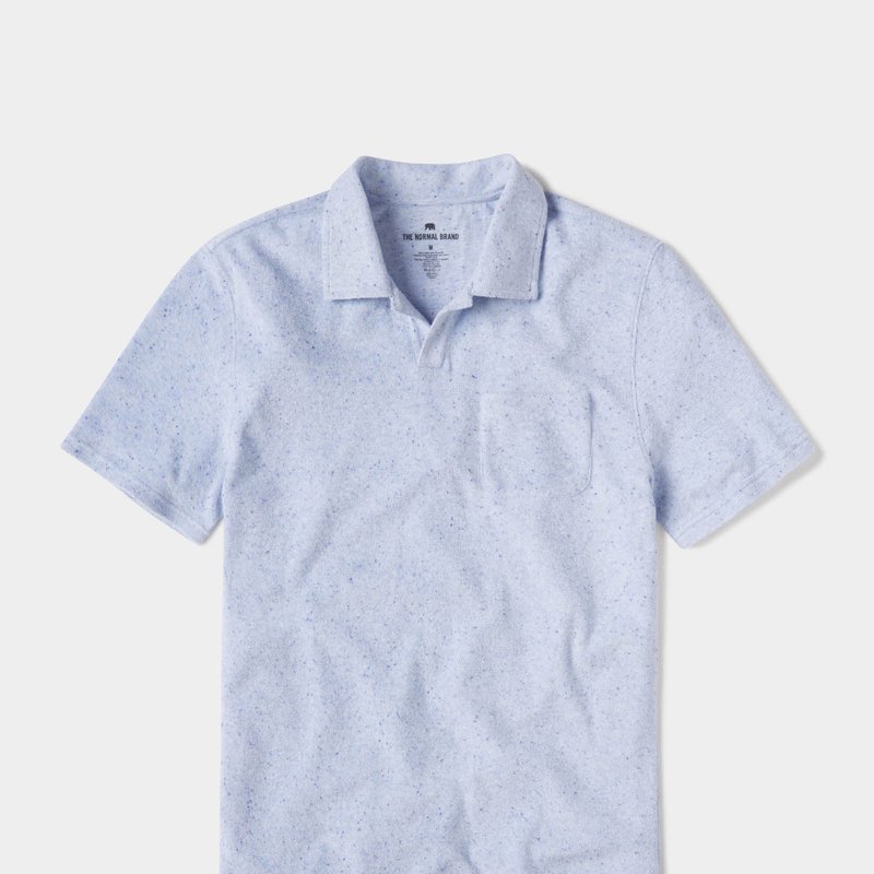 The Normal Brand Towel Terry Polo In Blue