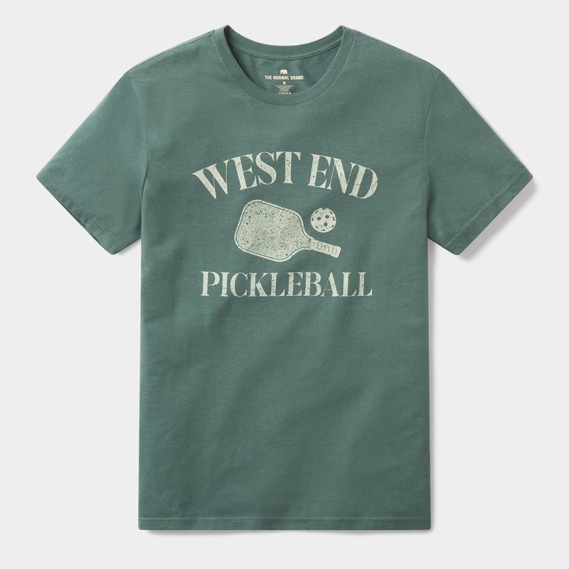 Shop The Normal Brand West End Pickleball Tee In Blue