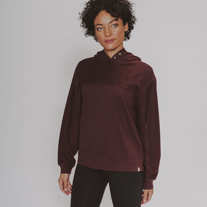 The Normal Brand Women's Classic Terry Looped Hoodie In Brown