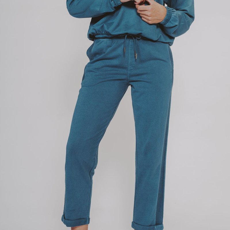 The Normal Brand Women's Classic Terry Looped Sweatpant In Blue