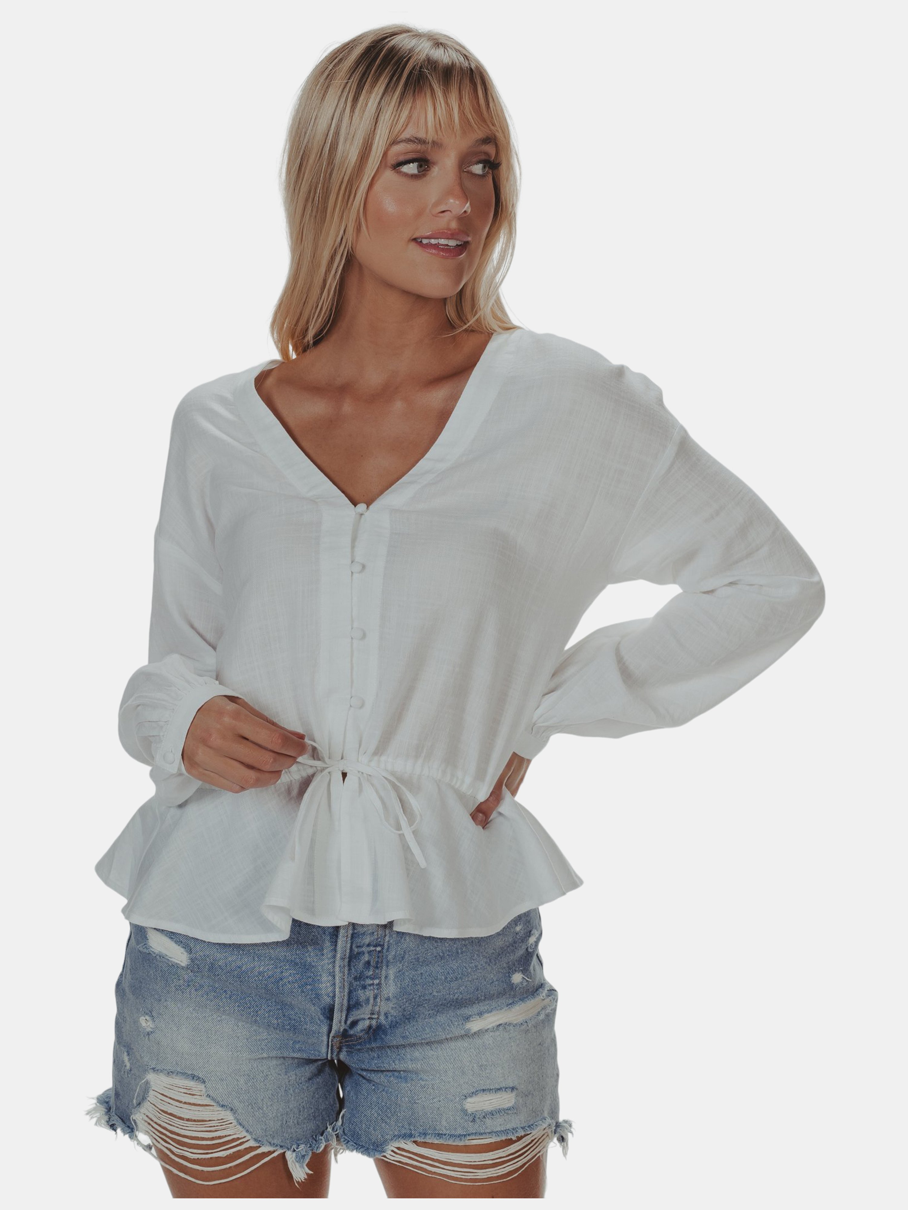 The Normal Brand Women's Midsummer Blouse In White