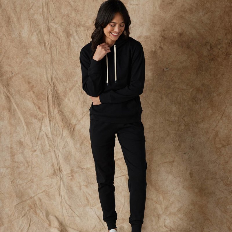 The Normal Brand Women's Puremeso Everyday Hoodie In Black